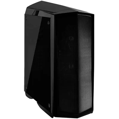 SilverStone Technology ATX Gaming Tower Case with Tempered Glass RGB Lighting and Graphics Side Panel (PM01B-FX)