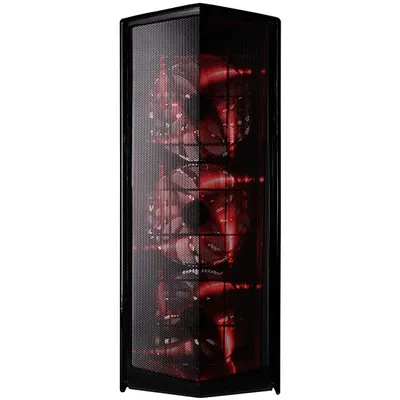 SilverStone Technology Performance ATX Primera Computer Case Black With Red LED PM01BR-W