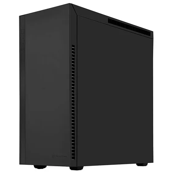 SilverStone Technology Kublai Series ATX Tower Case with USB 3.0 Type-C and Sound Dampening Foam for Quiet Systems (KL07B)