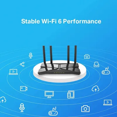 TP-Link WiFi 6 AX1500 Archer AX10,Smart WiFi,Triple-Core CPU, Gigabit, Dual Band, OFDMA, MU-MIMO, Compatible with Alexa, Wireless Router