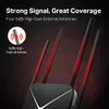  Mercusys AC1200 Wireless Dual Band Gigabit Router AC12G 1200Mbps Wi-Fi WiFi Speed with 4 high gain External Antennas