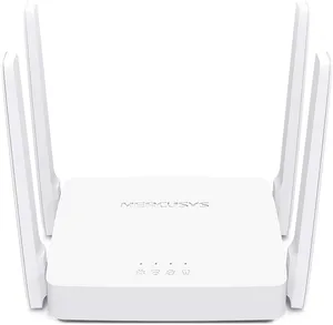 MERCUSYS AC1200 Wireless Dual Band WiFi Router Mercusys AC10 | 1200 Mbps Wi-Fi Speed | 4 High Gain Antennas | Parental Control | IPTV and IPv6 Supported