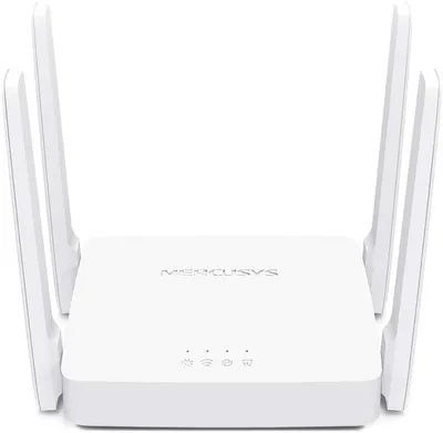 MERCUSYS AC1200 Wireless Dual Band WiFi Router Mercusys AC10 | 1200 Mbps Wi-Fi Speed | 4 High Gain Antennas | Parental Control | IPTV and IPv6 Supported