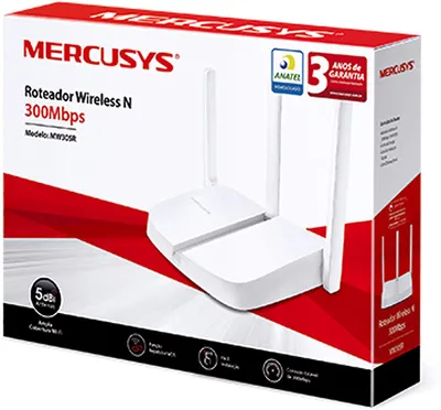 Mercusys MW305R 300Mbps Wireless Wi-Fi WiFi Router | Three 5dBi Antennas | Parental Control | MediaTek Chipset