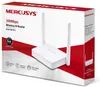 MERCUSYS N300 Wireless WiFi Router MW301R | Two 5dBi Antennas | 300Mbps Wi-Fi Speed | IPv6 Compatible | Parental Control | Guest Network - White