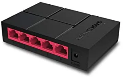 Mercusys 5-Ports 10/100/1,000 Mbps Desktop Switch MS105G Ethernet Network Hub | RJ45 | Plug and Play