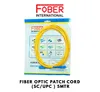 FOBER FIBER OPTIC PATCH CORD (SC/UPC) 5 MTR (PACK OF 10)