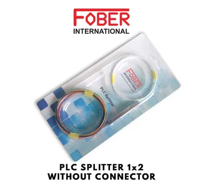 FOBER PLC SPLITTER 1 X 2 WITHOUT CONNECTOR (Pack of 5)