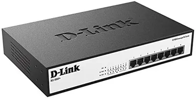 D-Link DES-1008P 8-Port Desktop Switch with 4 PoE Ports