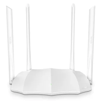 Tenda AC5 V3 AC1200 Wireless Dual Band WiFi Router,Speed Up to 867Mbps/5GHz + 300Mbps/2.4GHz, IPV6, Parental Control, Guest Network, 4 * 6dBi External Antenna (White, Not a Modem)