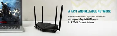 D-Link DIR-650IN Wireless N300 Router with 4 Antenna, single band Router | AP | Repeater | Client | WISP client/Repeater (Not A Modem)