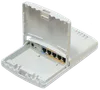 Mikrotik PowerBox RB750P-PBr2 650MHz CPU, 64MB RAM, 5xEthernet with PoE output for four ports, RouterOS L4, outdoor case, PSU