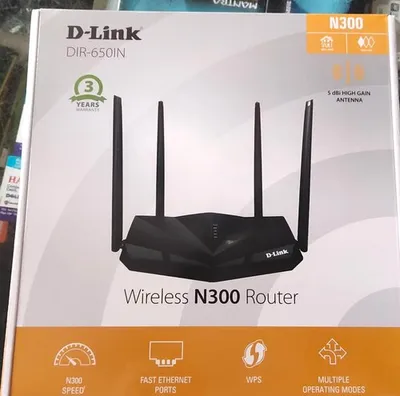 D-Link DIR-650IN Wireless N300 Router with 4 Antenna, single band Router | AP | Repeater | Client | WISP client/Repeater (Not A Modem)