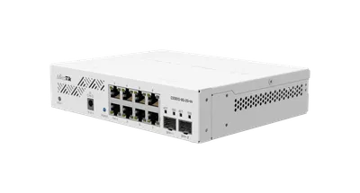 Mikrotik CSS610-8G-2S+IN Eight 1G Ethernet ports and two SFP+ ports for 10G fiber connectivity. Portable, powerful and extremely cost-effective – this switch is an instant classic.