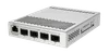 Mikrotik CRS305-1G-4S+IN Five-port desktop switch with one Gigabit Ethernet port and four SFP+ 10Gbps ports