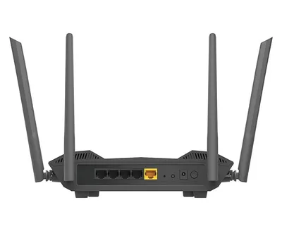 D-Link DIR-X1560 AX 1500 MU-MIMO Dual Band Wi Fi 6 Router, 5 Gigabit Port, 4 External Antenna, Voice Control Compatible, Parental Control