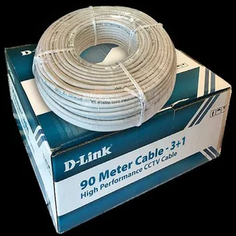 D-Link CCTV Standard 90MTR Cable (3+1)