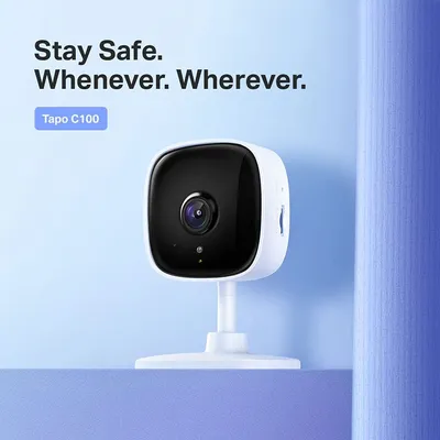 TP-Link Tapo C100 1080p Full HD Indoor WiFi Spy Security Camera