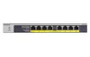 NETGEAR 8-Port Gigabit Ethernet Unmanaged PoE Switch (GS108LP) - with 8 x PoE+ @ 60W Upgradeable, Desktop/Rackmount, and ProSAFE Limited Lifetime Protection