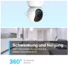 TP-LINK Tapo Wi-Fi Pan/Tilt Smart Security Camera, Indoor CCTV, 360 Rotational Views, Works with Alexa, Google, No Hub Required, 1080p, 2-Way Audio, Night Vision, SD Storage, Device Sharing(Tapo C200)