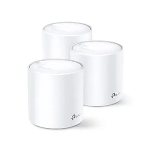 TP-Link Deco X20 Dual Band Next-Gen Wi-Fi 6 Mesh, AX1800 Whole Home WiFi System, Covers up to 5800 Sq. Ft, Replaces Routers and WiFi Extenders, Parental Control, (3-Pack)