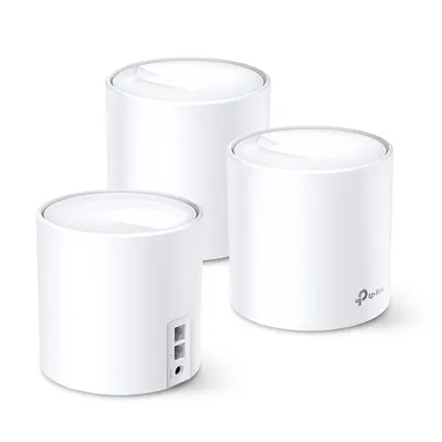 TP-Link Deco X20 Dual Band Next-Gen Wi-Fi 6 Mesh, AX1800 Whole Home WiFi System, Covers up to 5800 Sq. Ft, Replaces Routers and WiFi Extenders, Parental Control, (3-Pack)