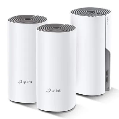 TP-Link Deco E4 Whole Home Mesh Wi-Fi System, Seamless Roaming and Speedy AC1200 Parent Control Router, Pack of 3