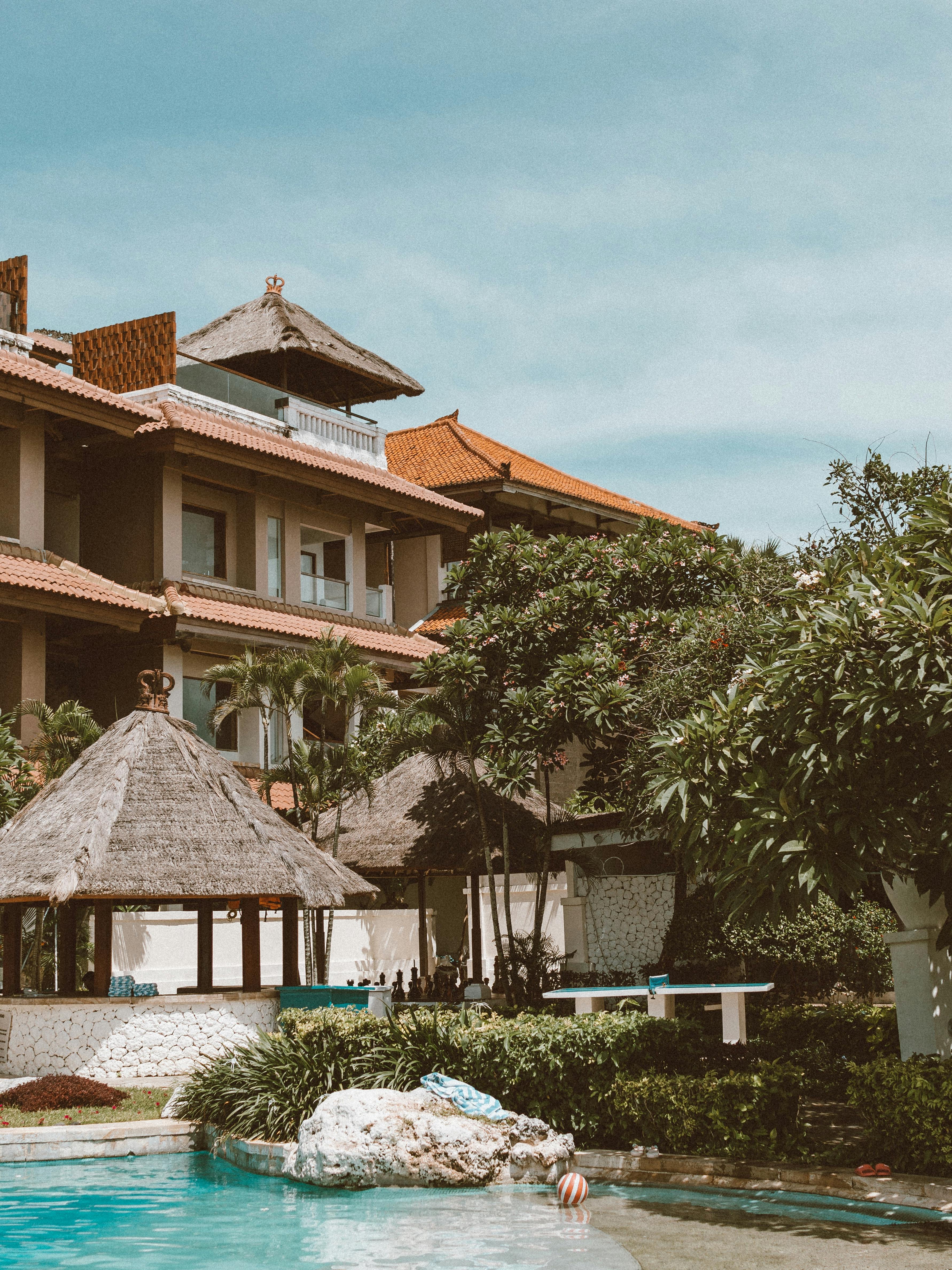 Luxury hotel view in Bali