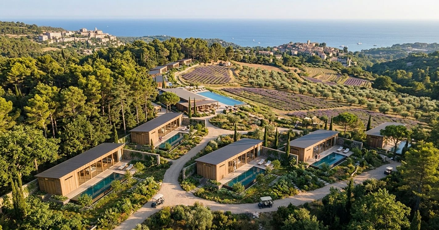 Cabine dans la forêt