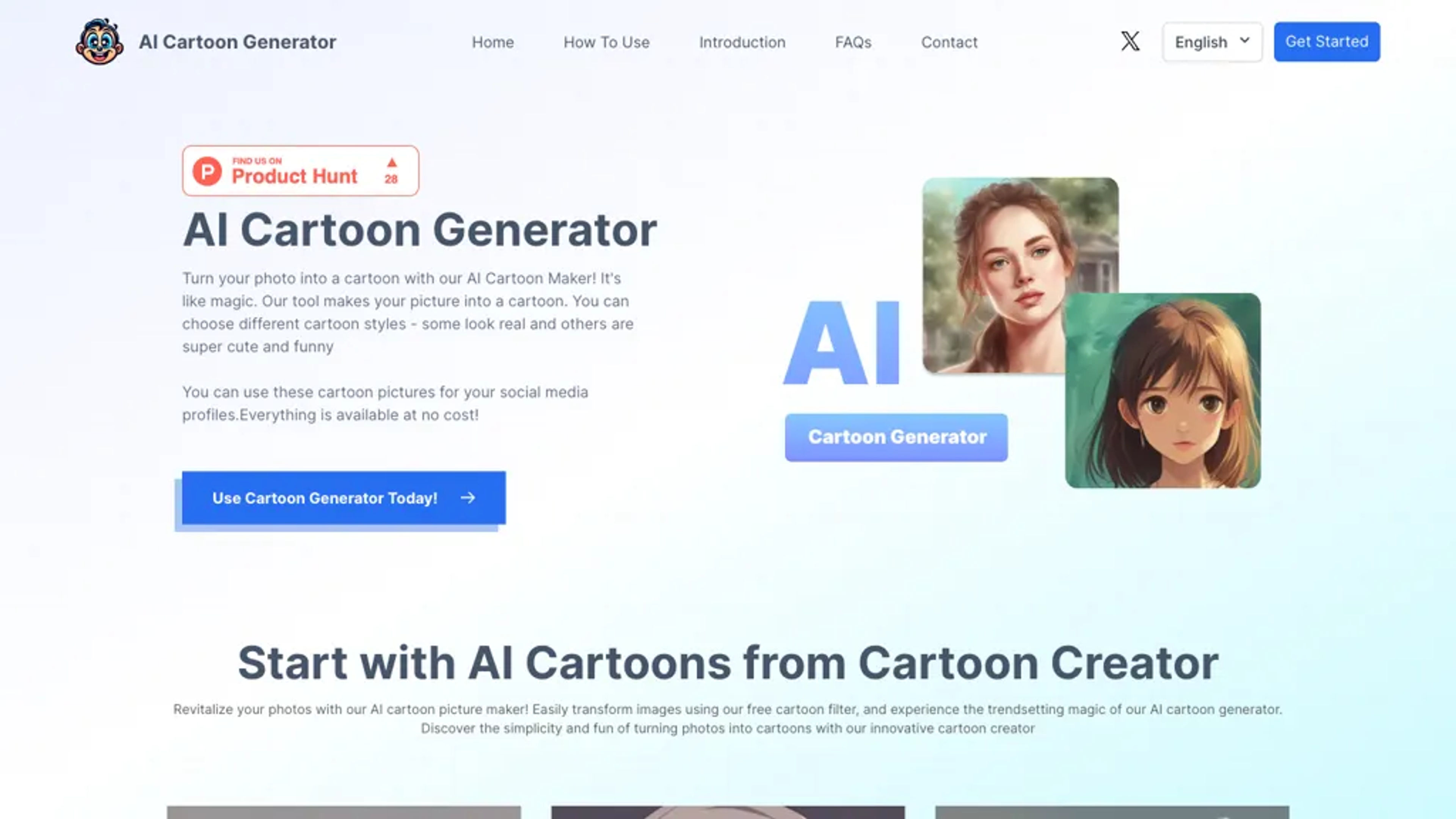 AI Cartoon Generator