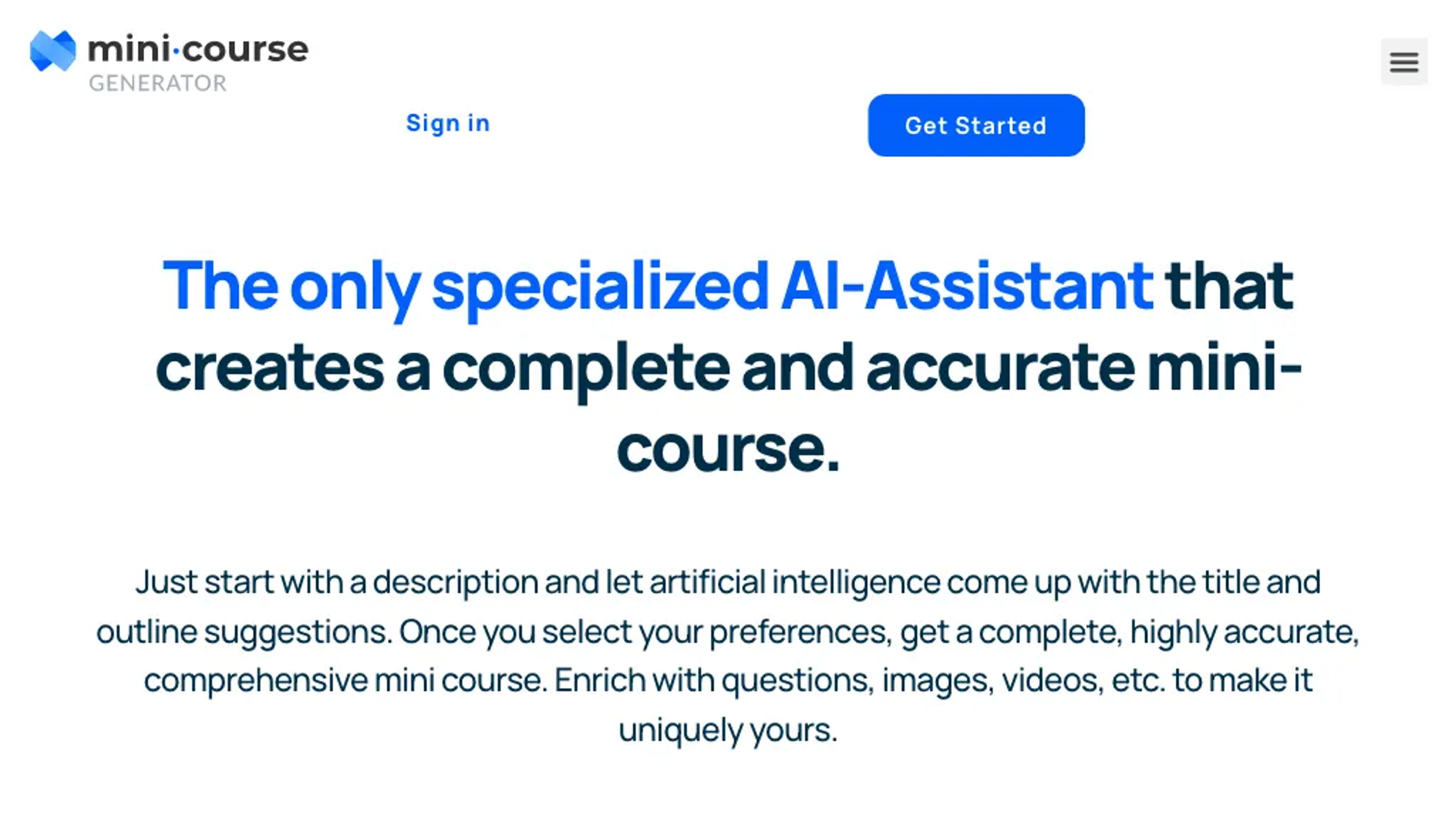 AI Course Creator