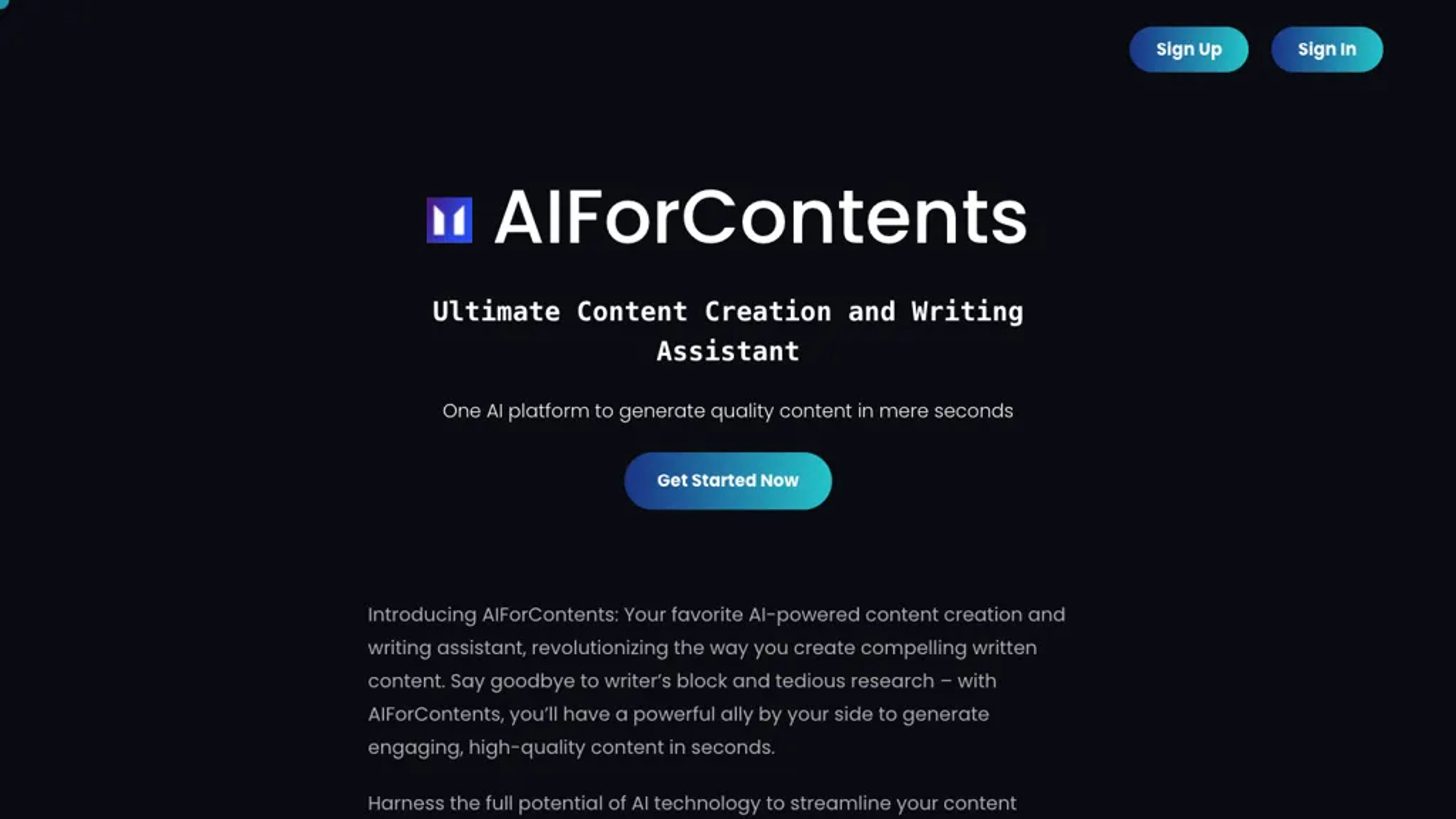 AI For Contents