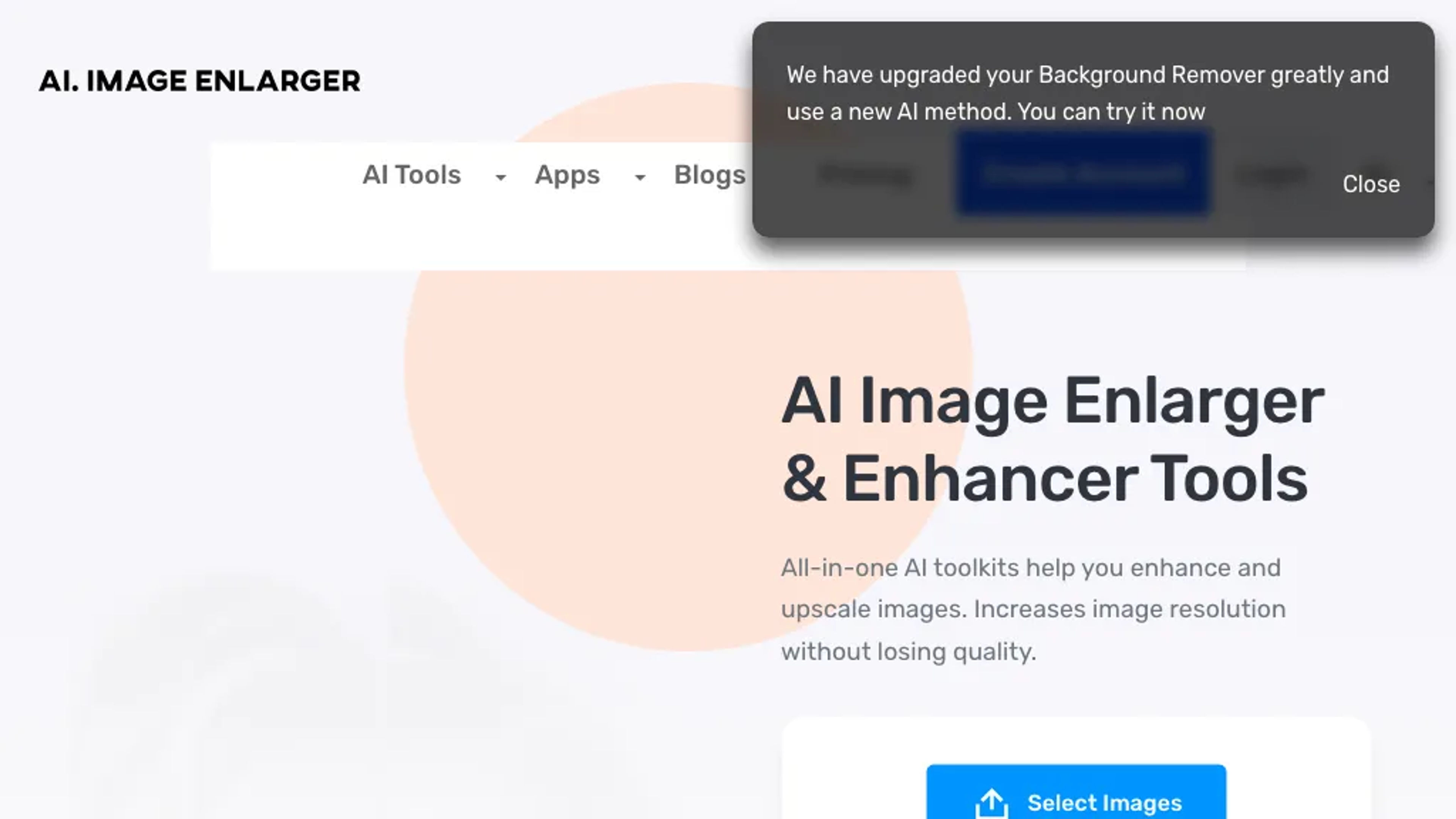 AI Image Enlarger