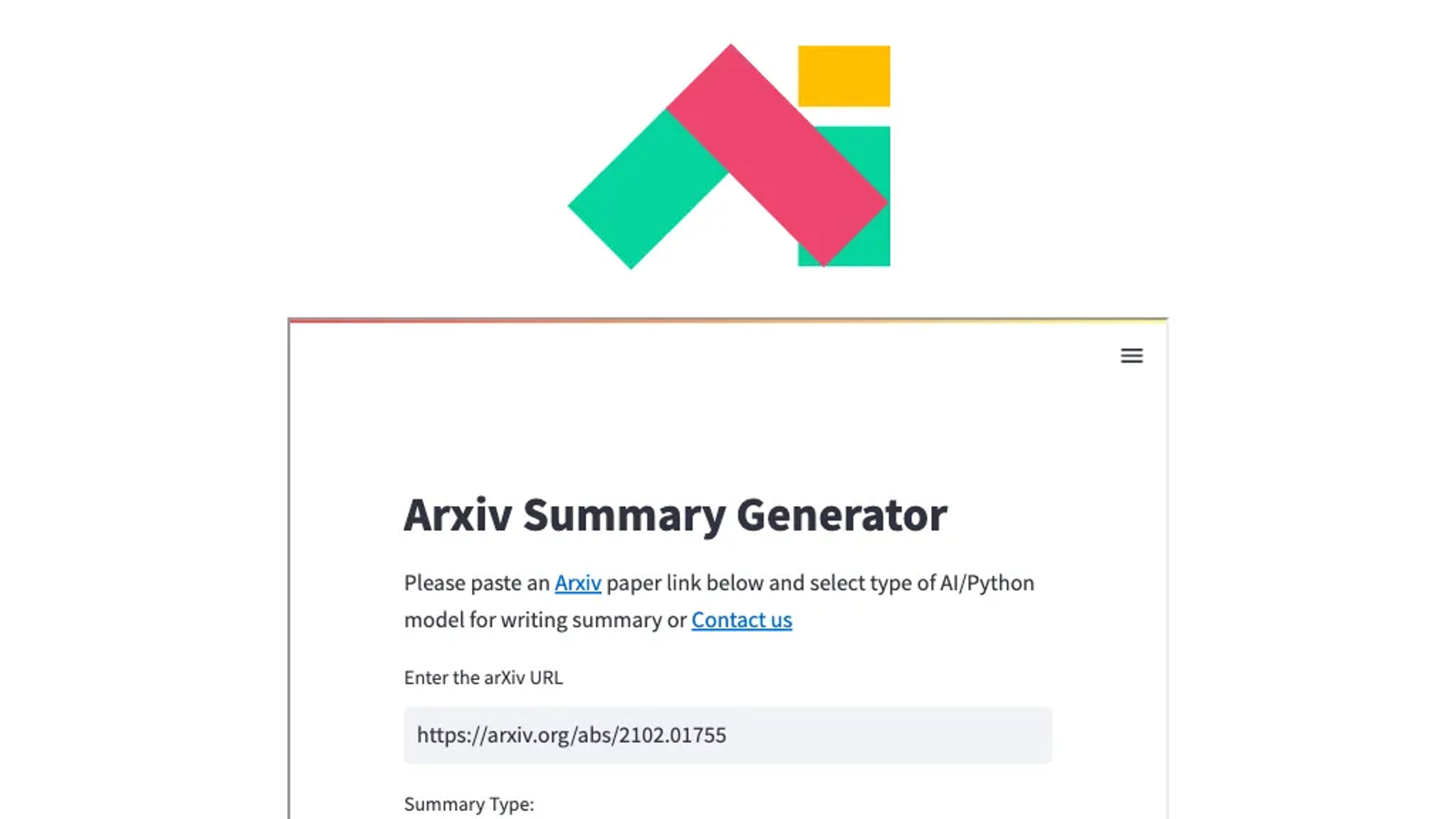 Arxiv Summary Generator