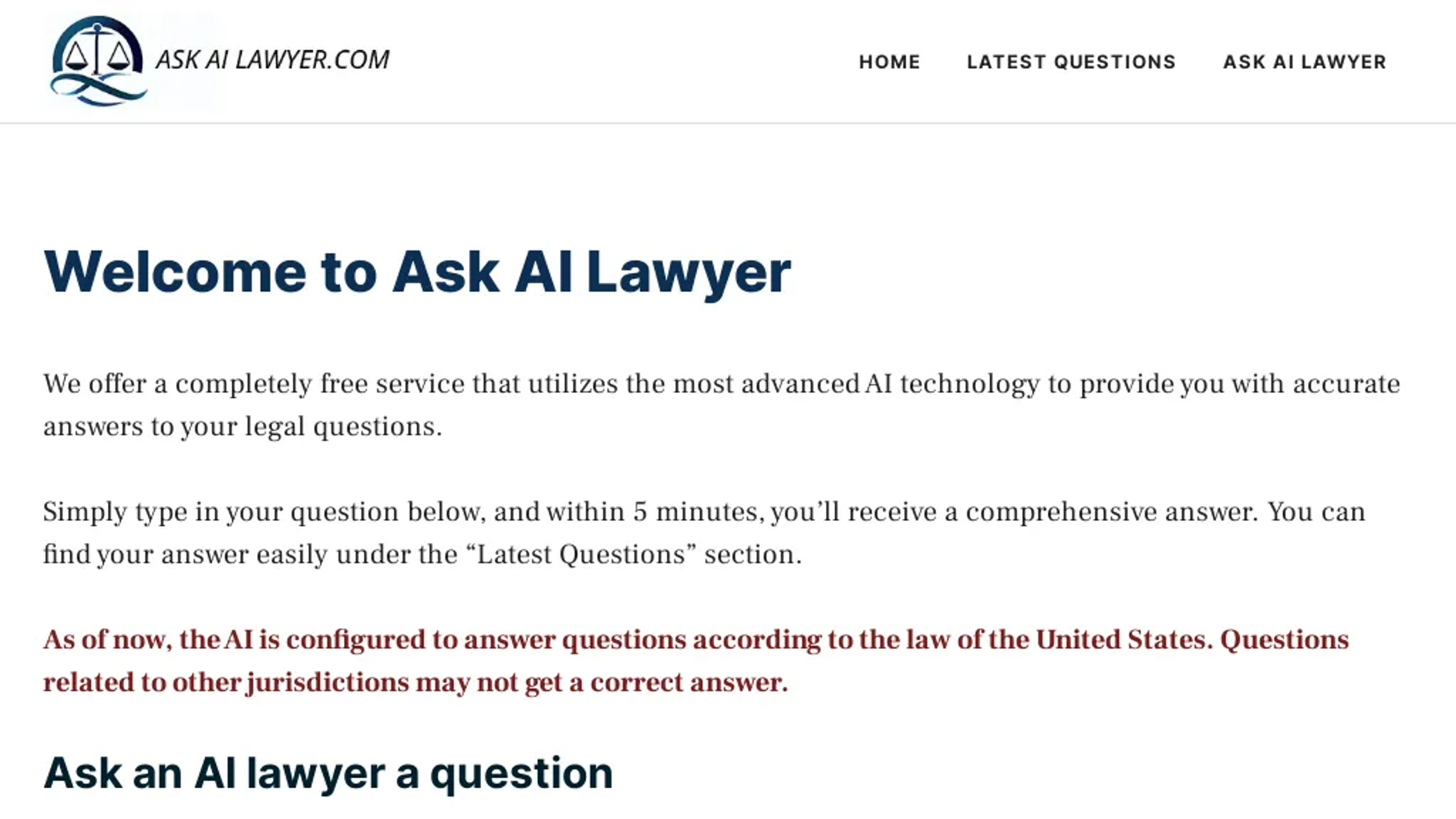 Ask AI Lawyer