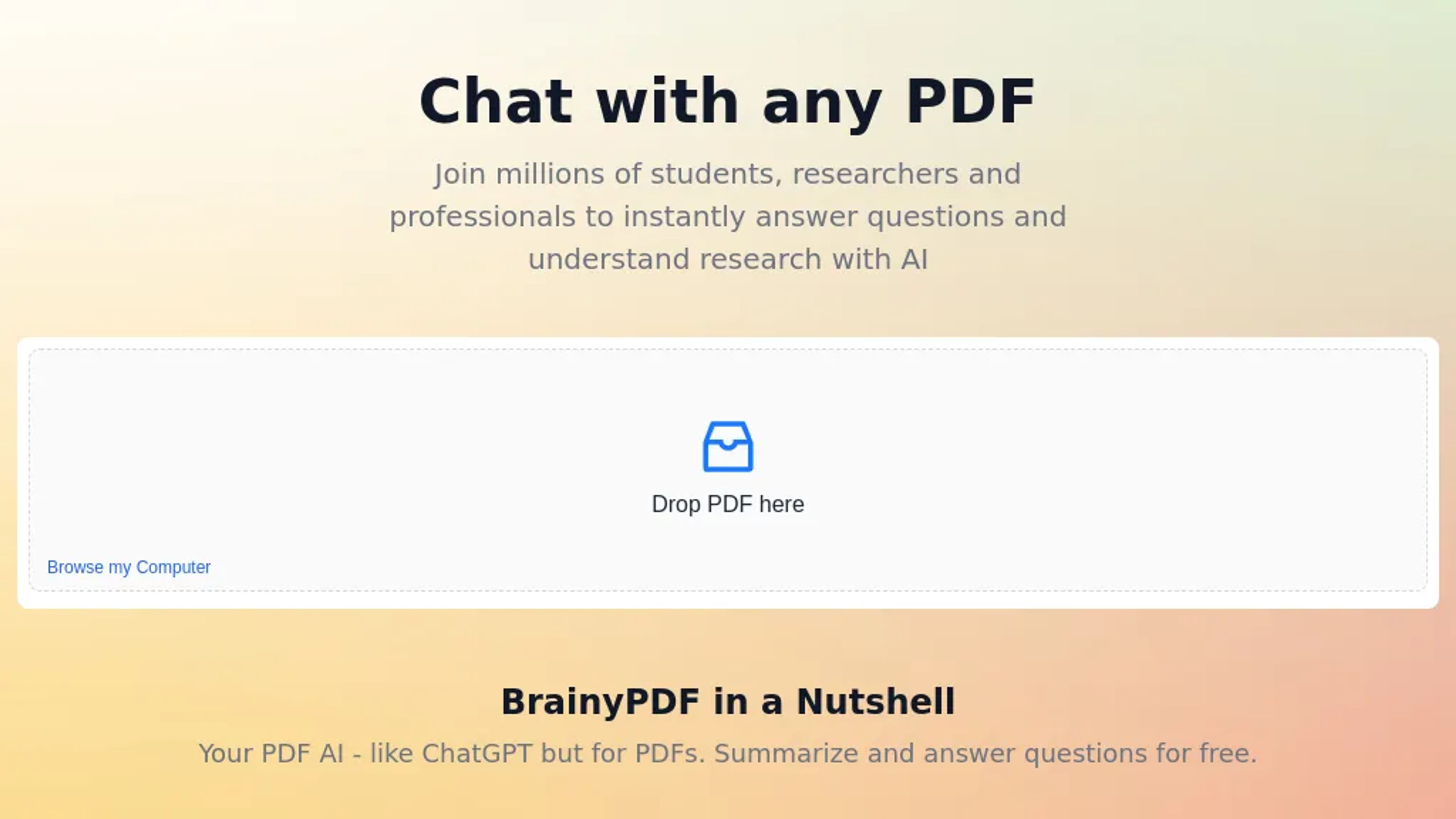 BrainyPDF