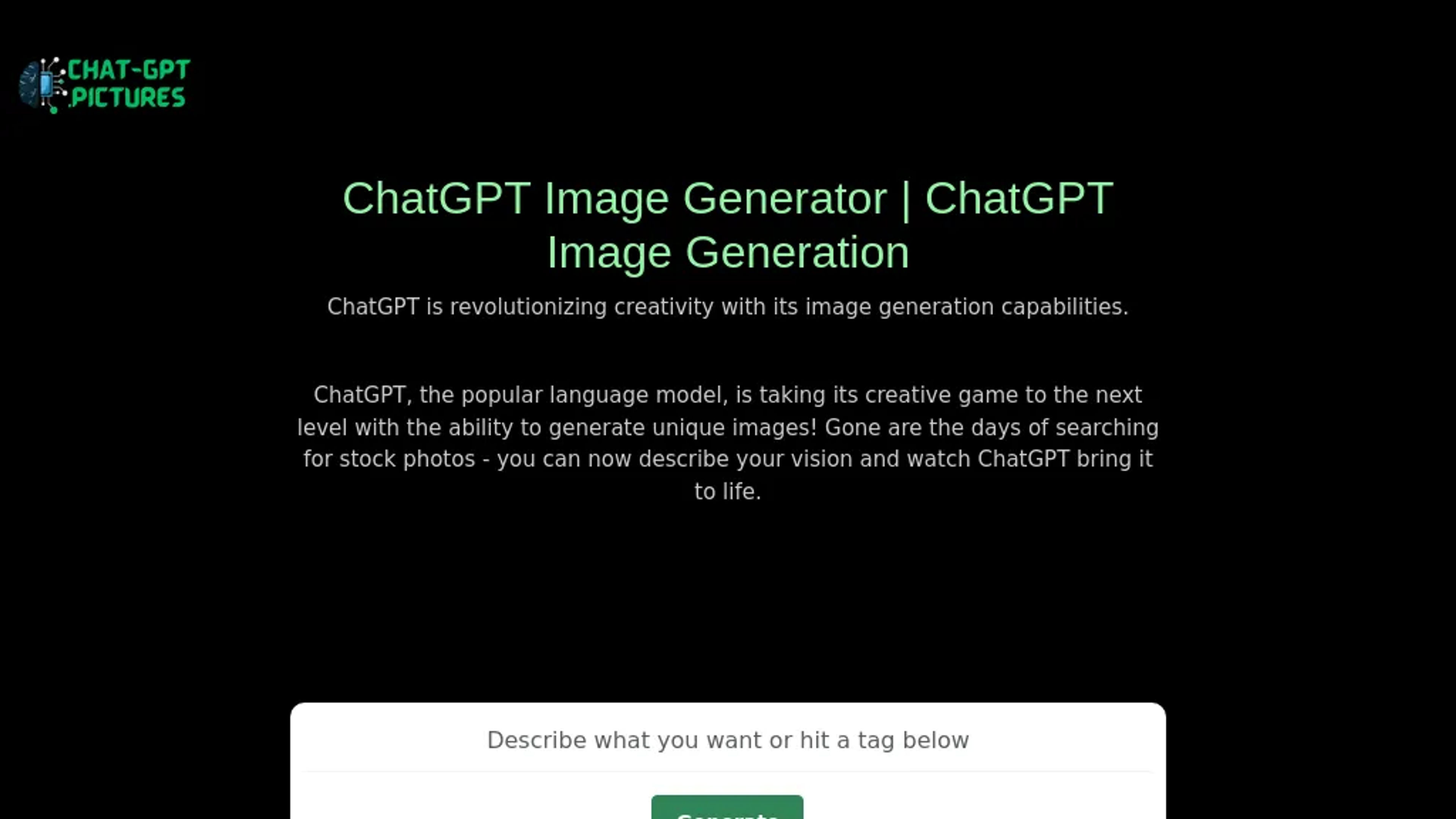 Chat-GPT Pictures