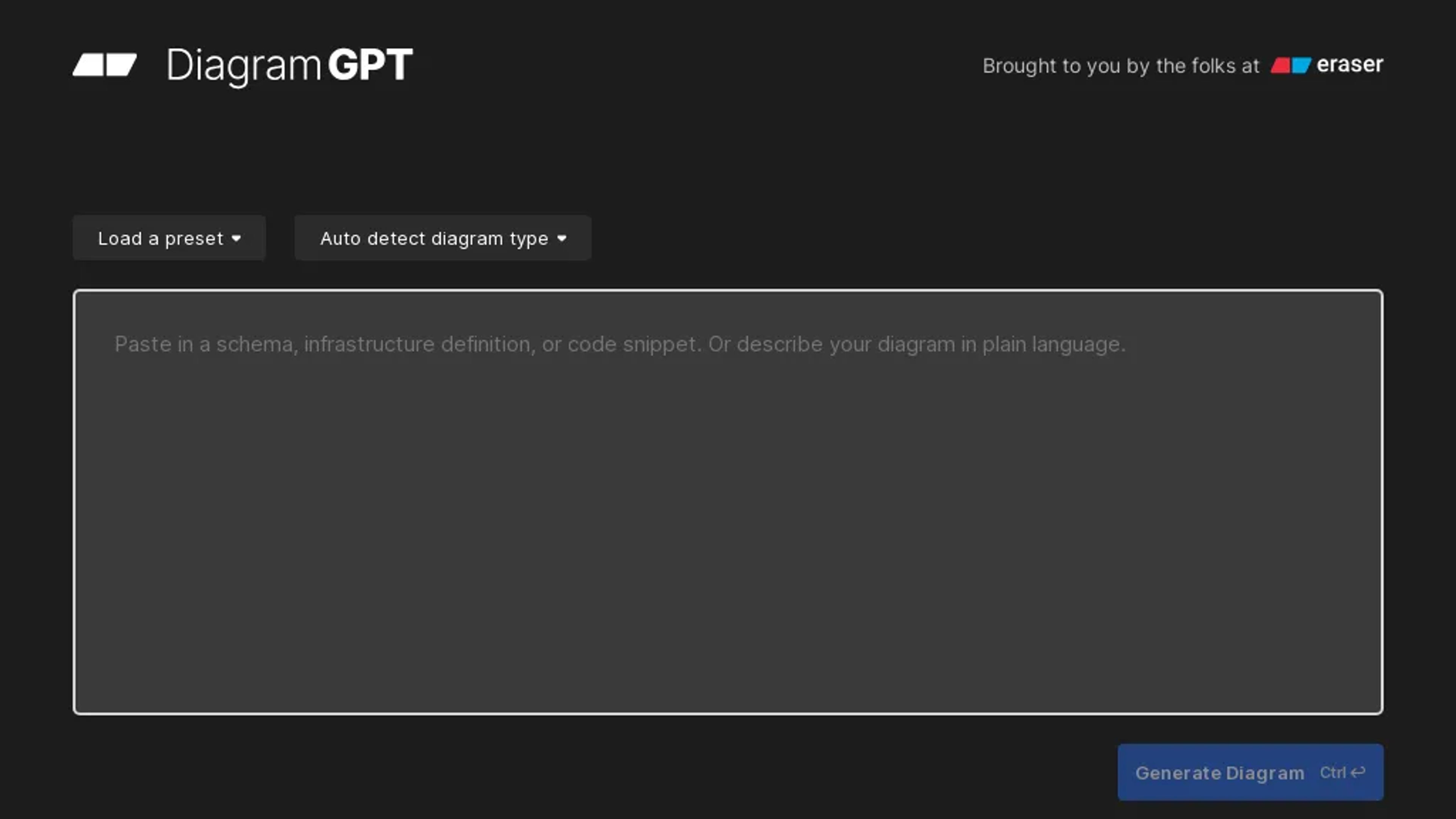 DiagramGPT by Eraser
