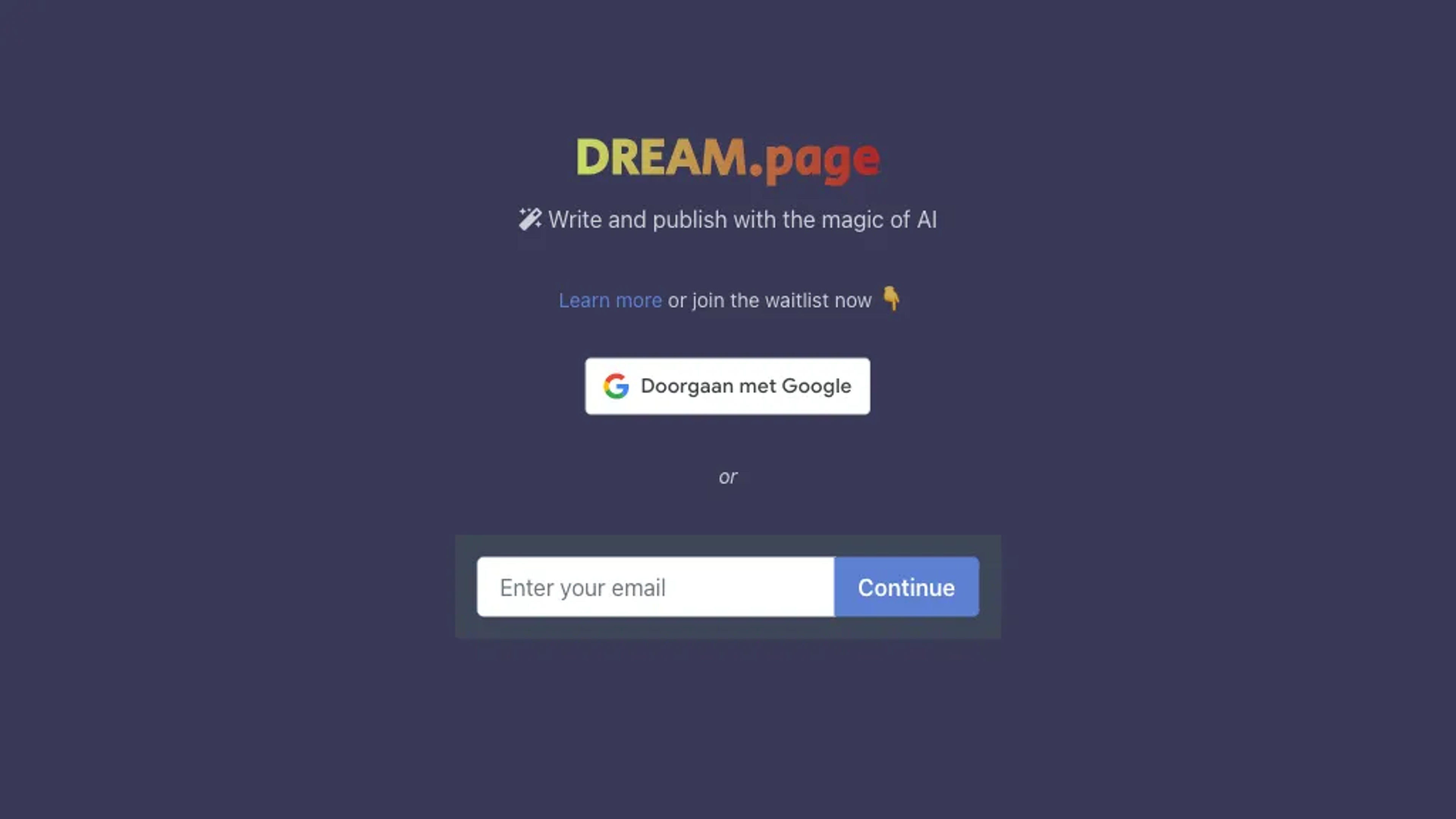 DREAM.page