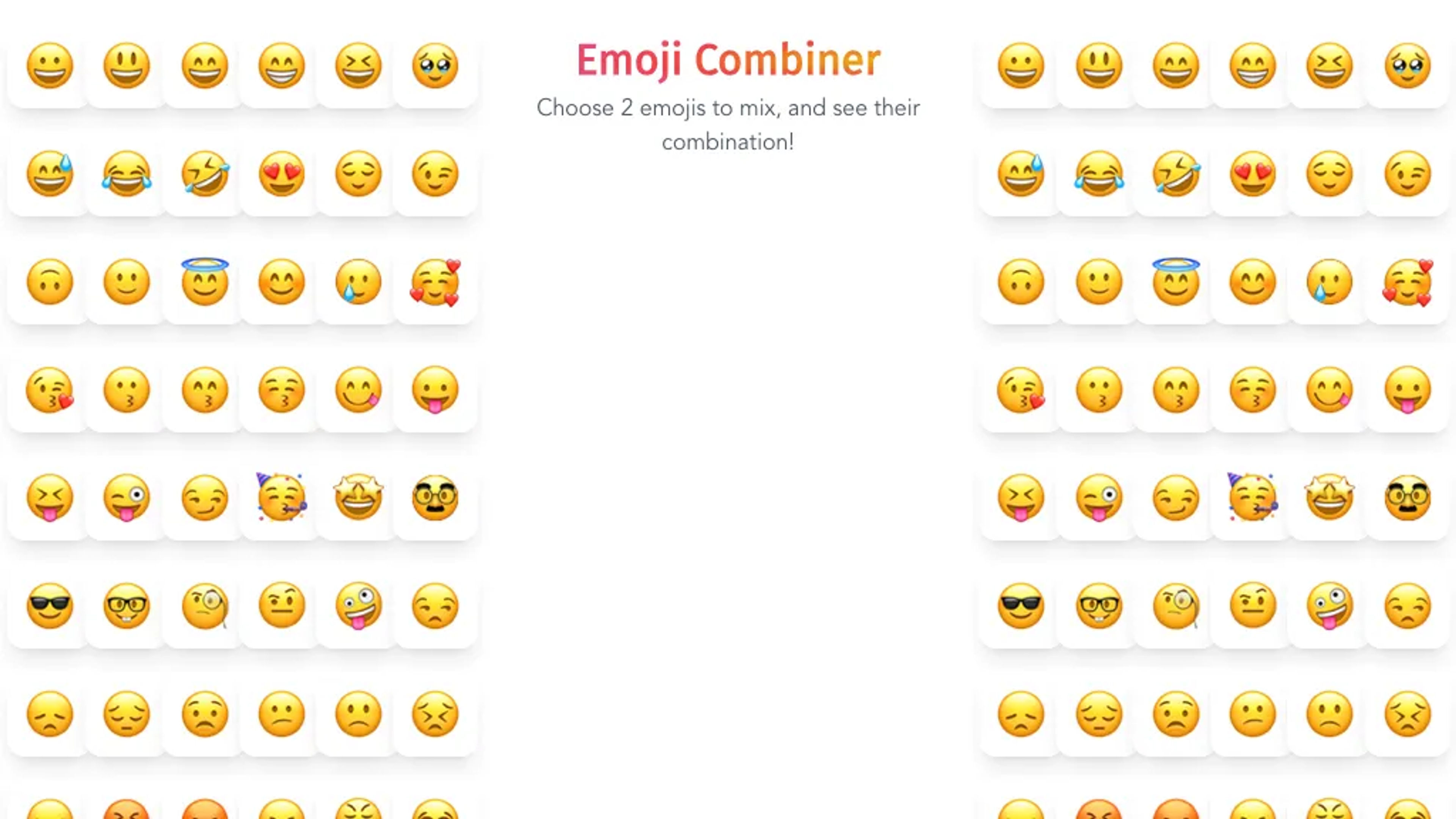 Emoji Combiner