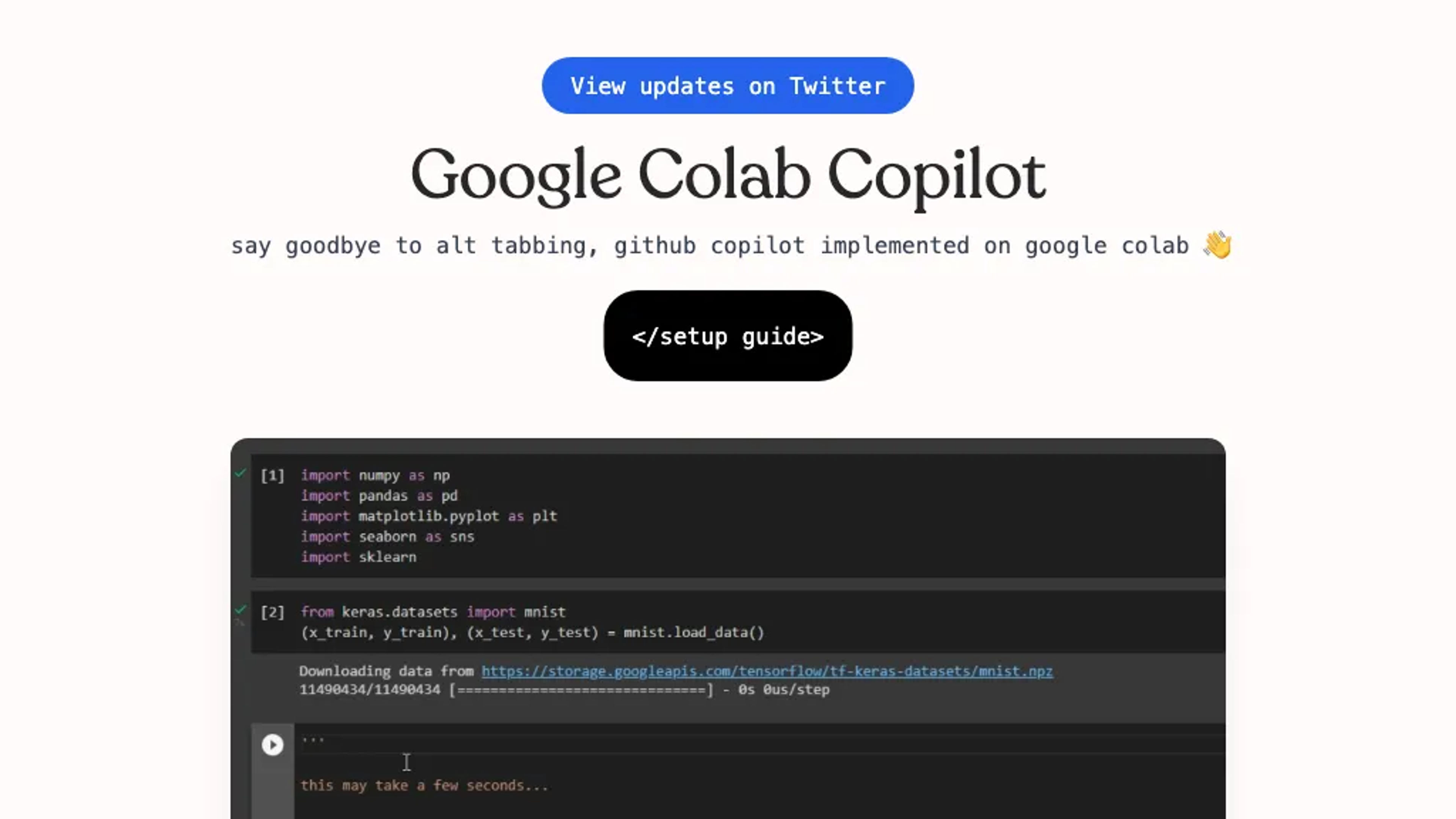 Google Colab Copilot