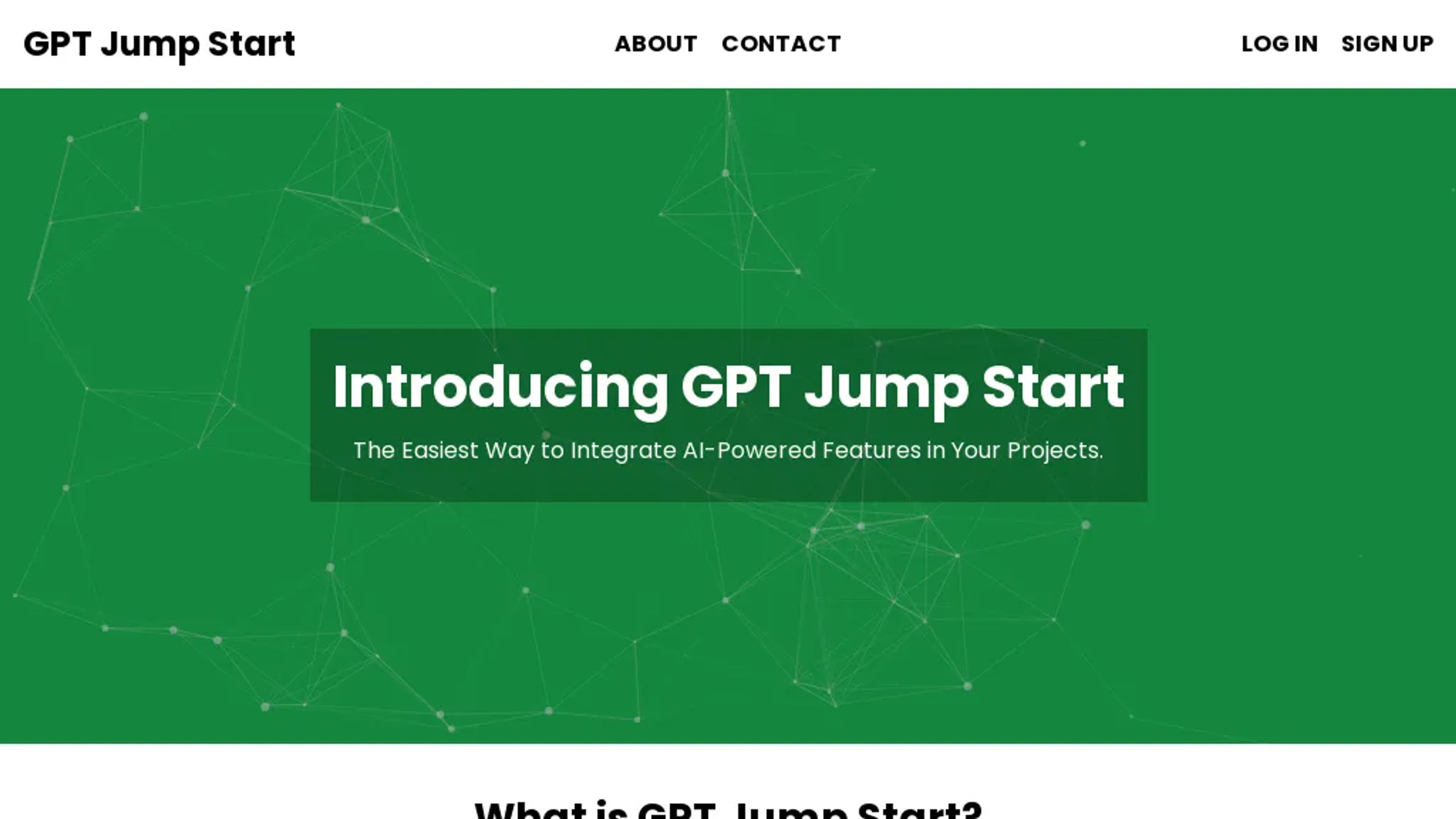 GPT Jump Start