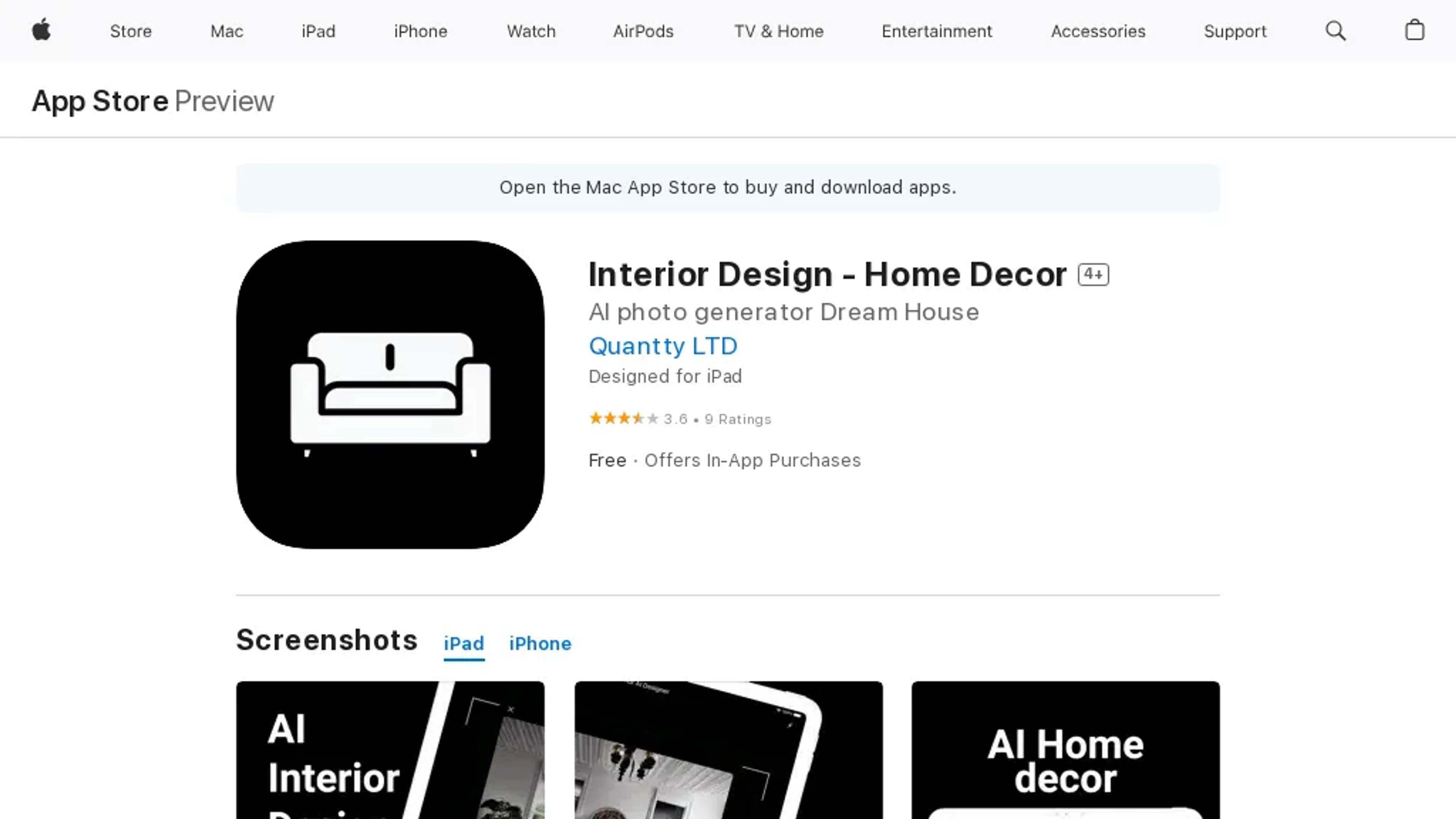 Interior AI - Design any space