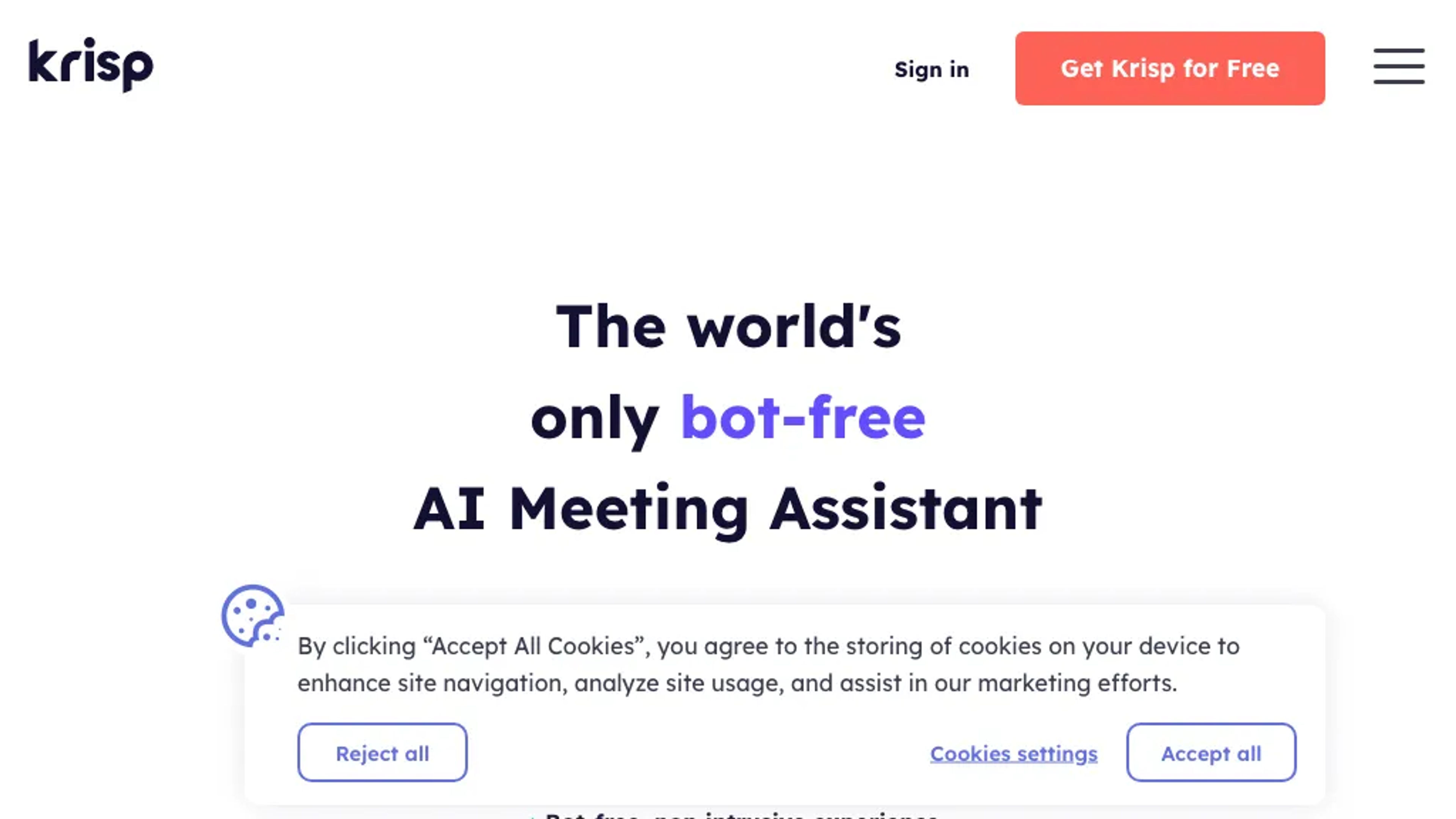 Krisp AI Meeting Assistant