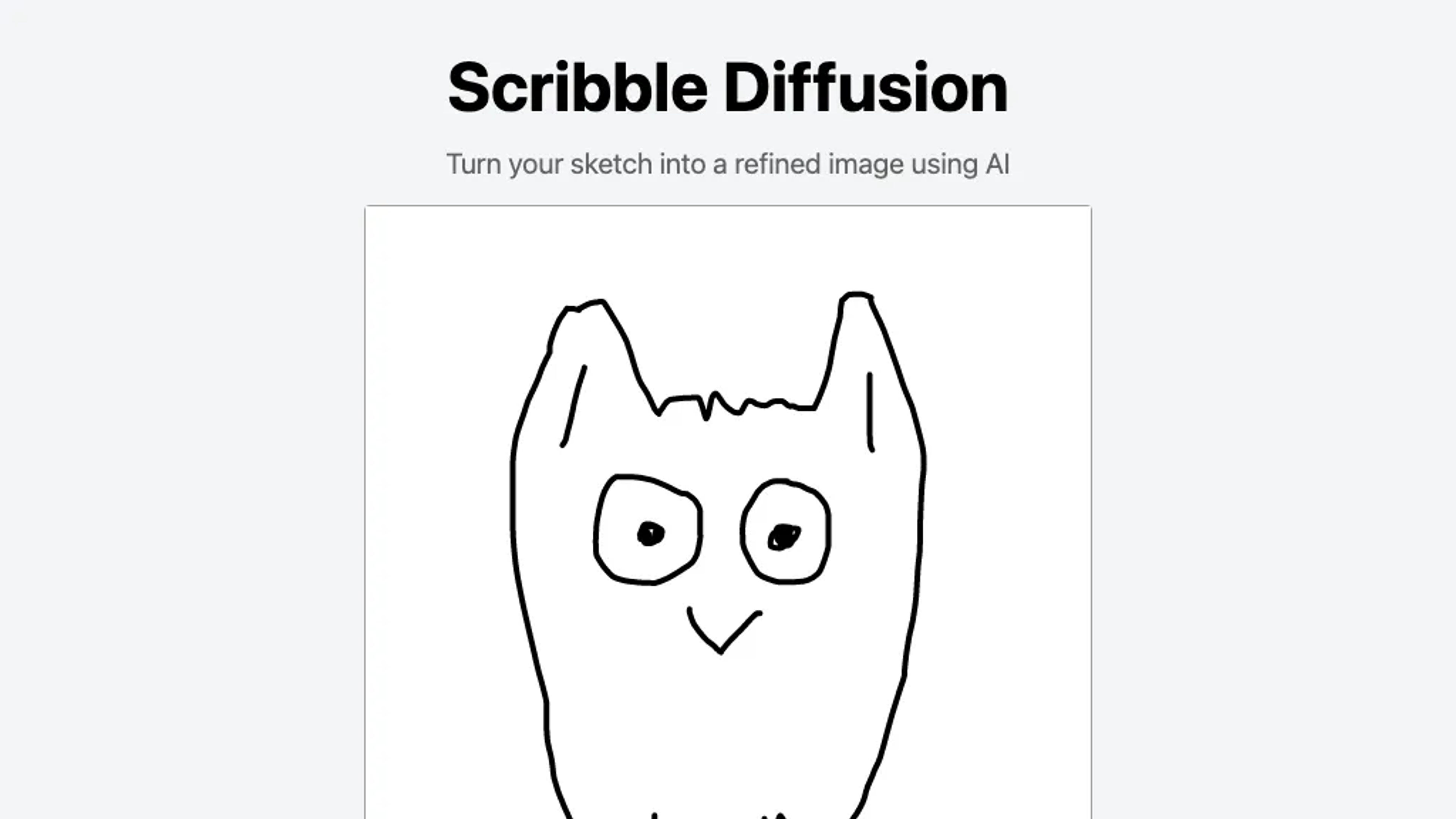 Scribble Diffusion