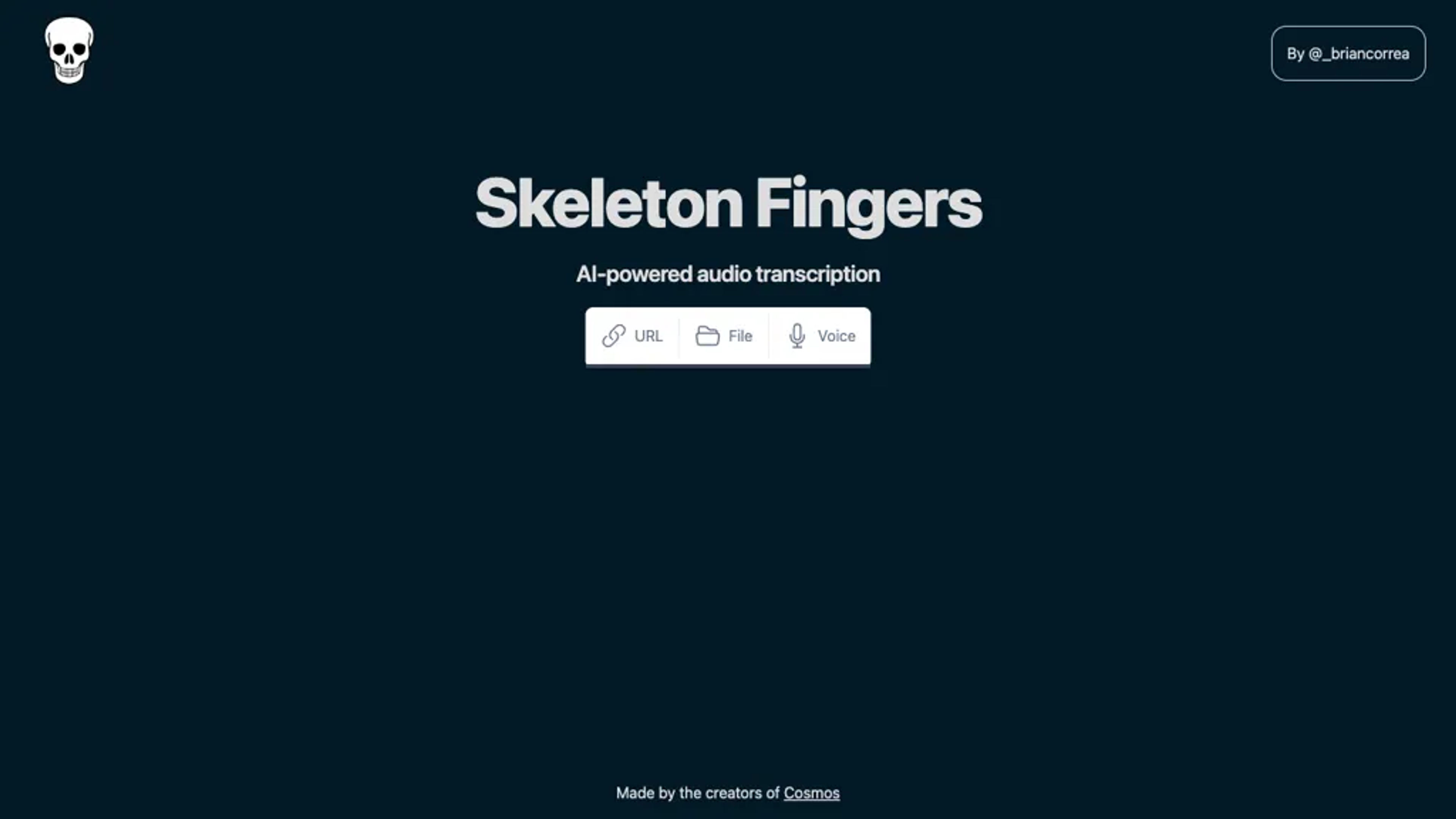 Skeleton Fingers