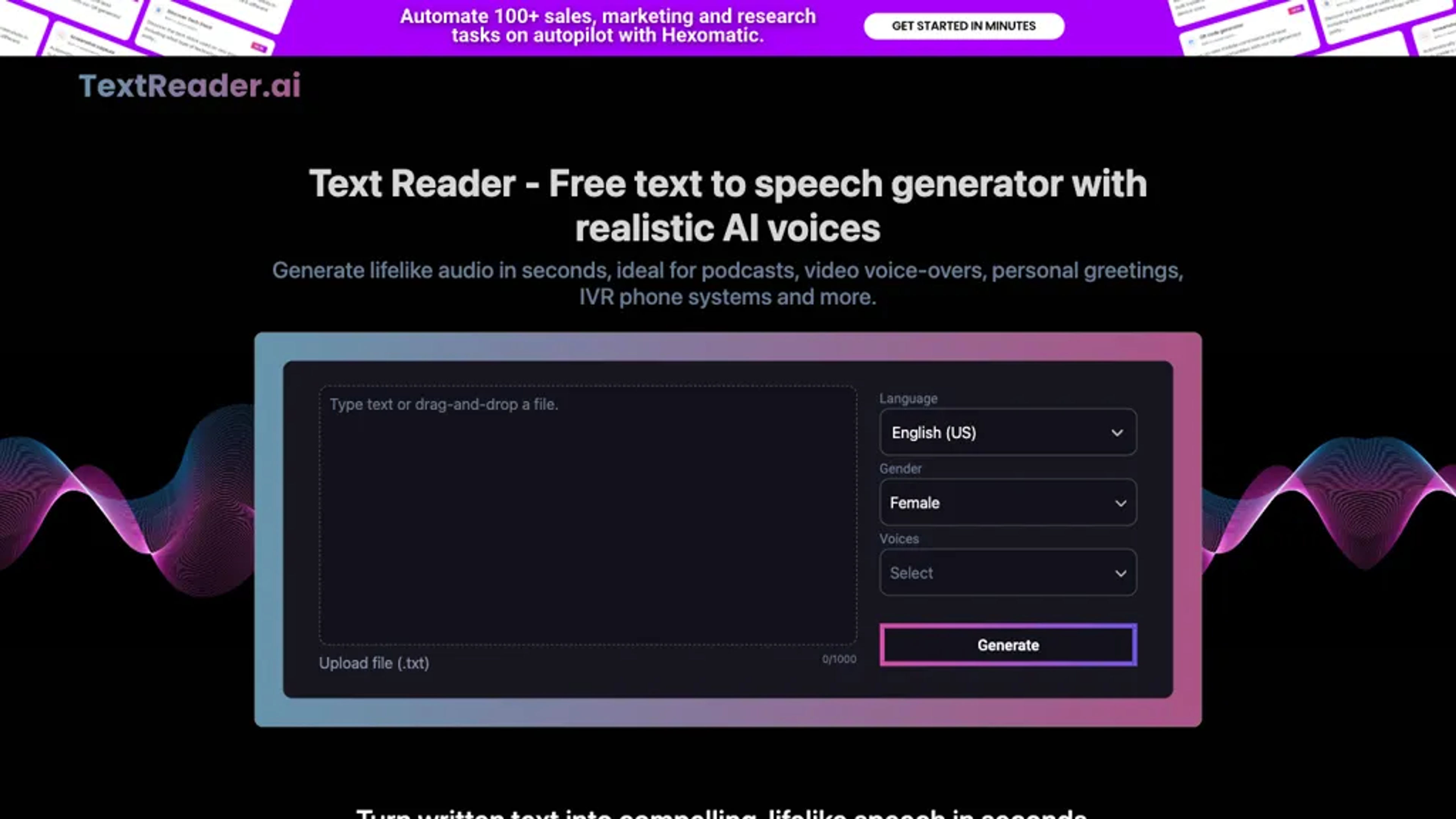 Text Reader AI