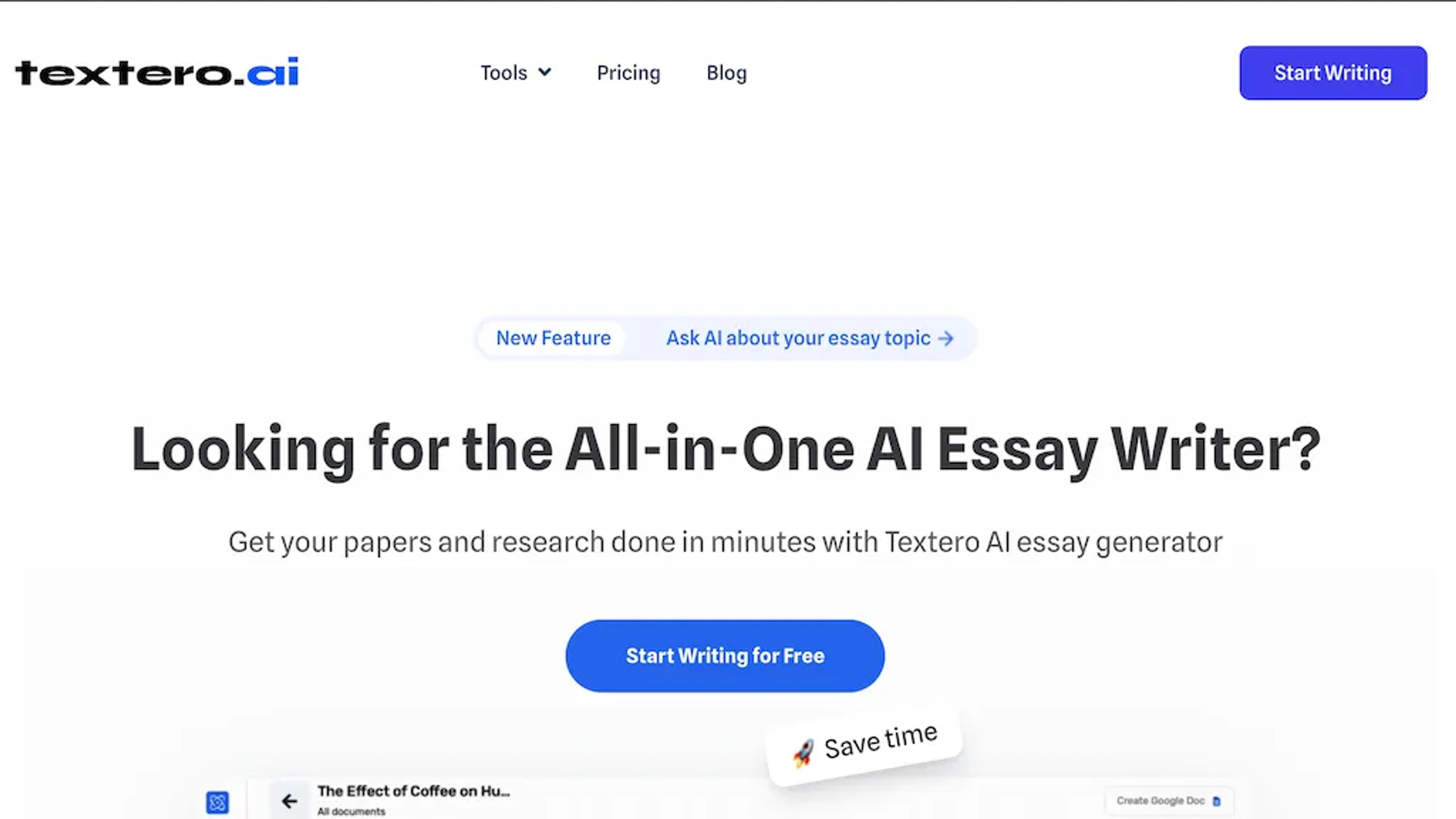 Textero.ai Essay Writer