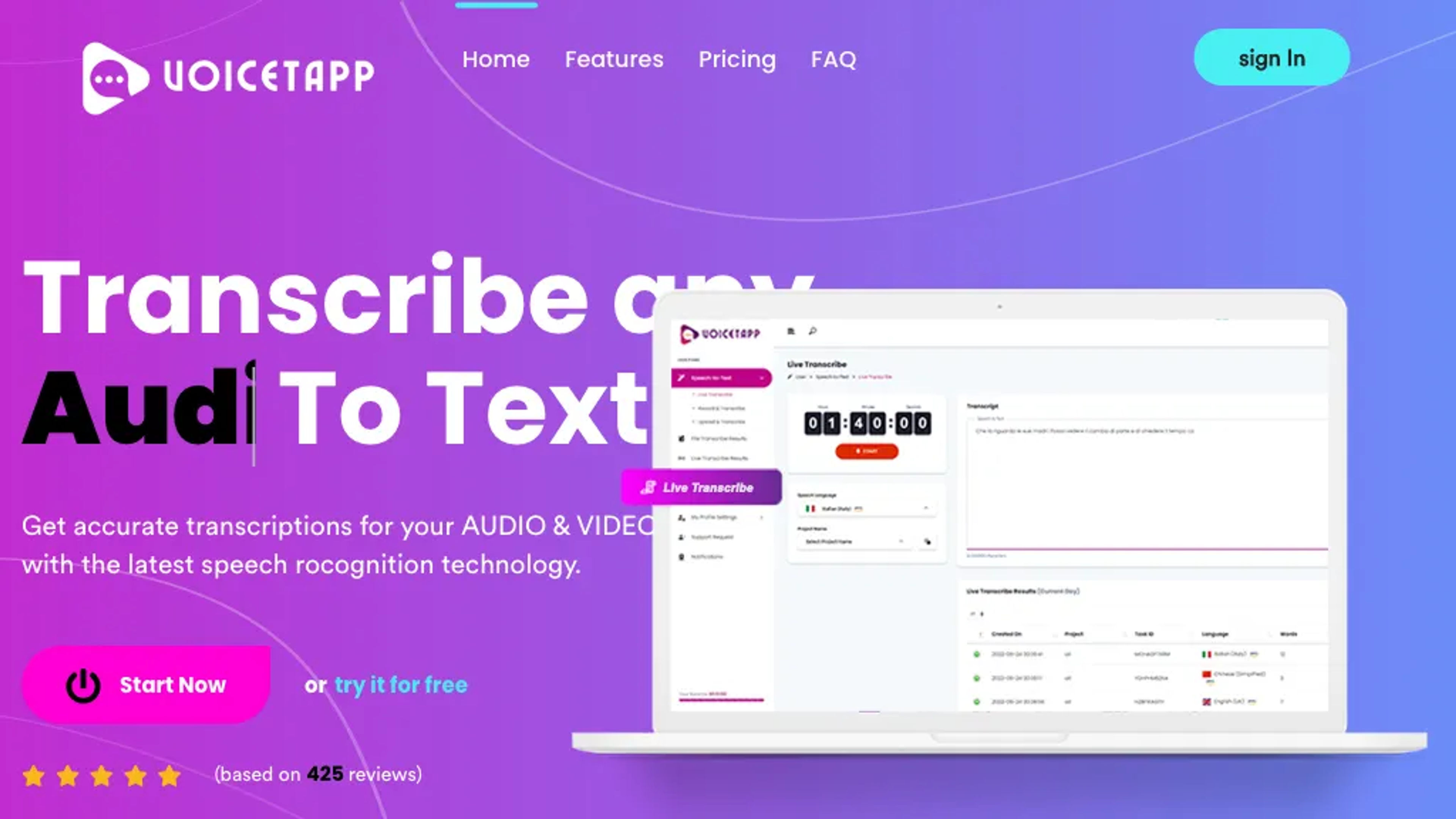 Voicetapp