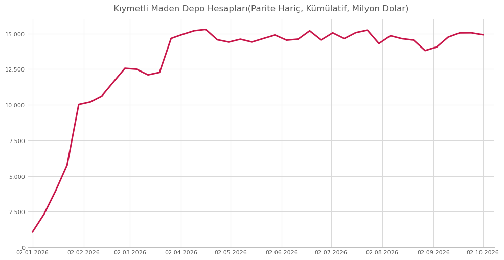 Kıymetli Maden Depo Hesapları